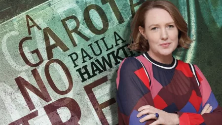 Os livros de Paula Hawkins são excelentes thrillers. Um de seus best-sellers é "A Garota do Trem".