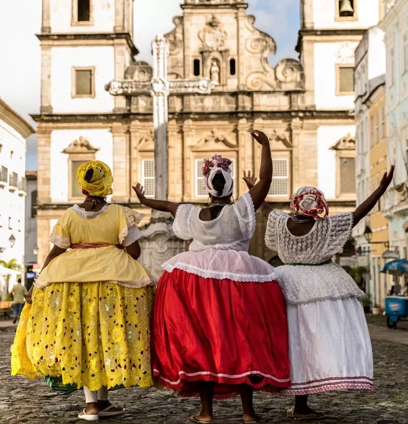 As baianas são emblemáicas na cultura nordestina